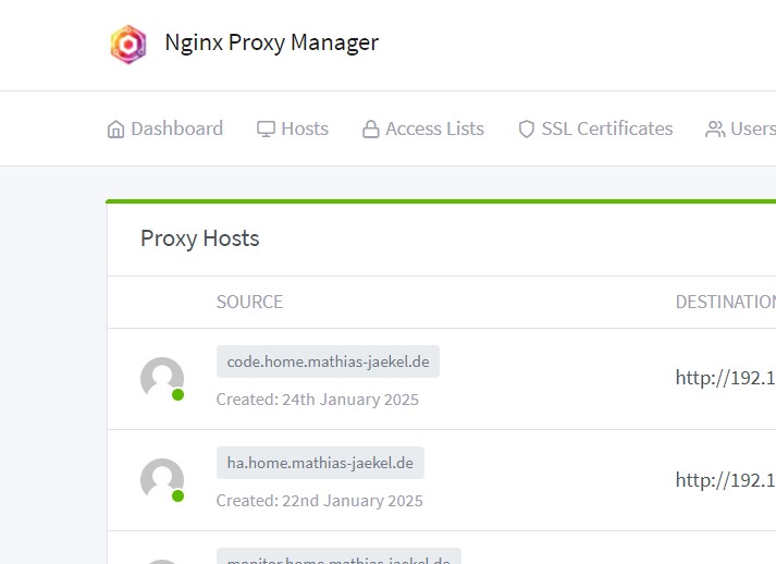 Nginx Proxy Manager – richtige Einstellungen für Paperless NGX, Homeassistent, Pihole und co.